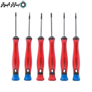 ست 6 عددی پیچ گوشتی ساعتی سری Brusk توسن مدل T4790