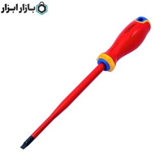 پیچ گوشتی دسته TPR عایق برق سایز 6.5×150 سری Brusk توسن مدل T4285