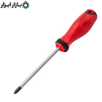 پیچ گوشتی دسته TPR چهارسو سایز 3×75 سری Brusk توسن مدل T4440